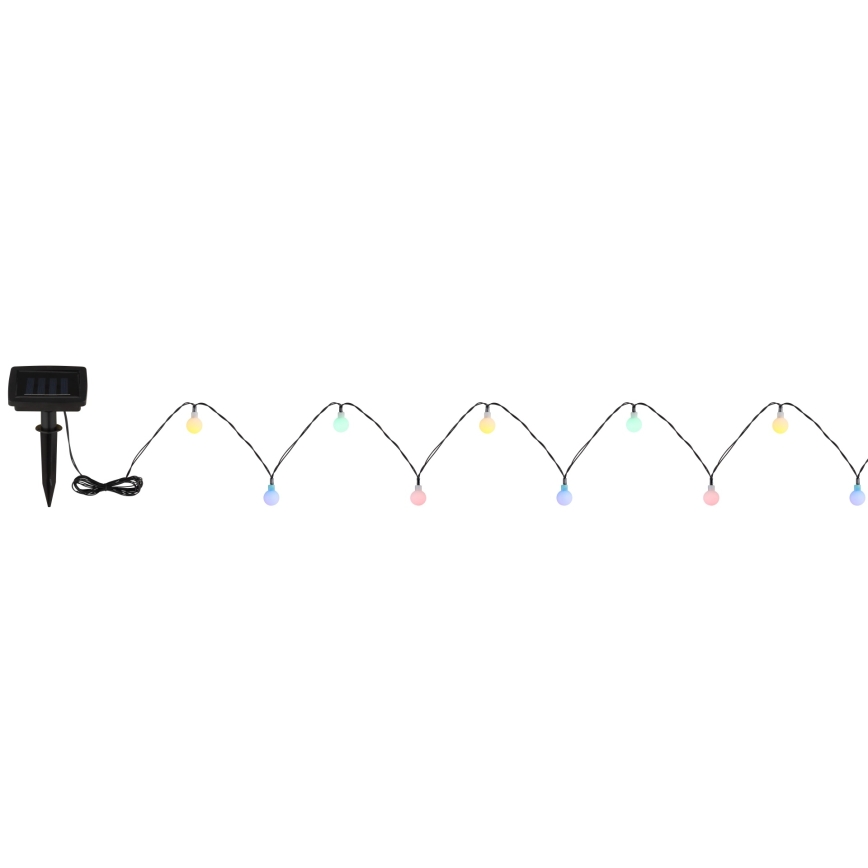 Globo - Solárny LED reťazec 20xLED/1,2V IP44 300 mAh 5,8 m