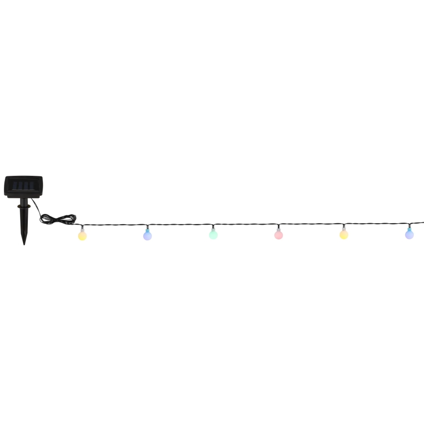Globo - Solárny LED reťazec 20xLED/1,2V IP44 300 mAh 5,8 m