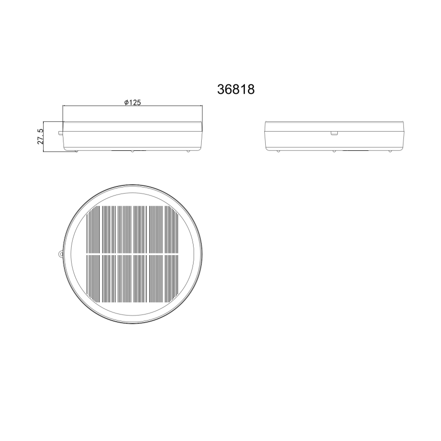 Globo - LED Prenosná solárna lampa LED/3W/3,7V IP54 2200 mAh