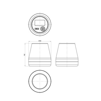 Globo - LED RGB Solárne svietidlo LED/0,2W/3,7V IP44 1200 mAh