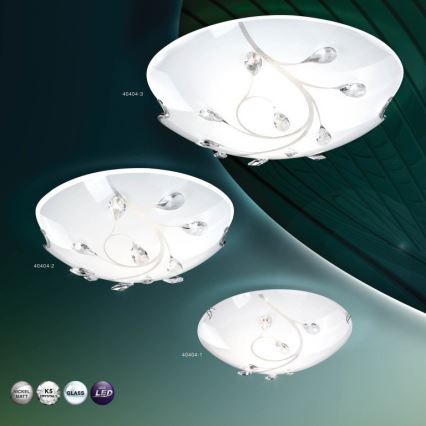 GLOBO 40404-3 - Stropné svietidlo BURGUNDY 3xE27/60W/230V