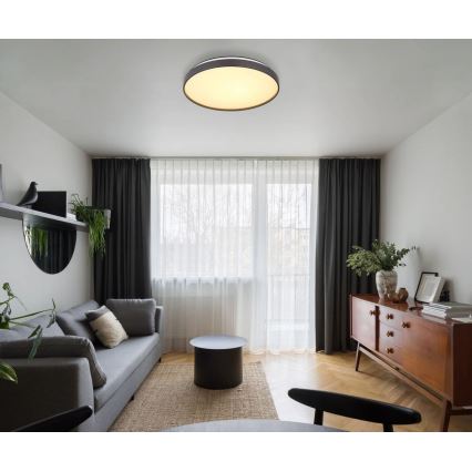 Globo - LED Stropné svietidlo LED/24W/230V pr. 48 cm antracit