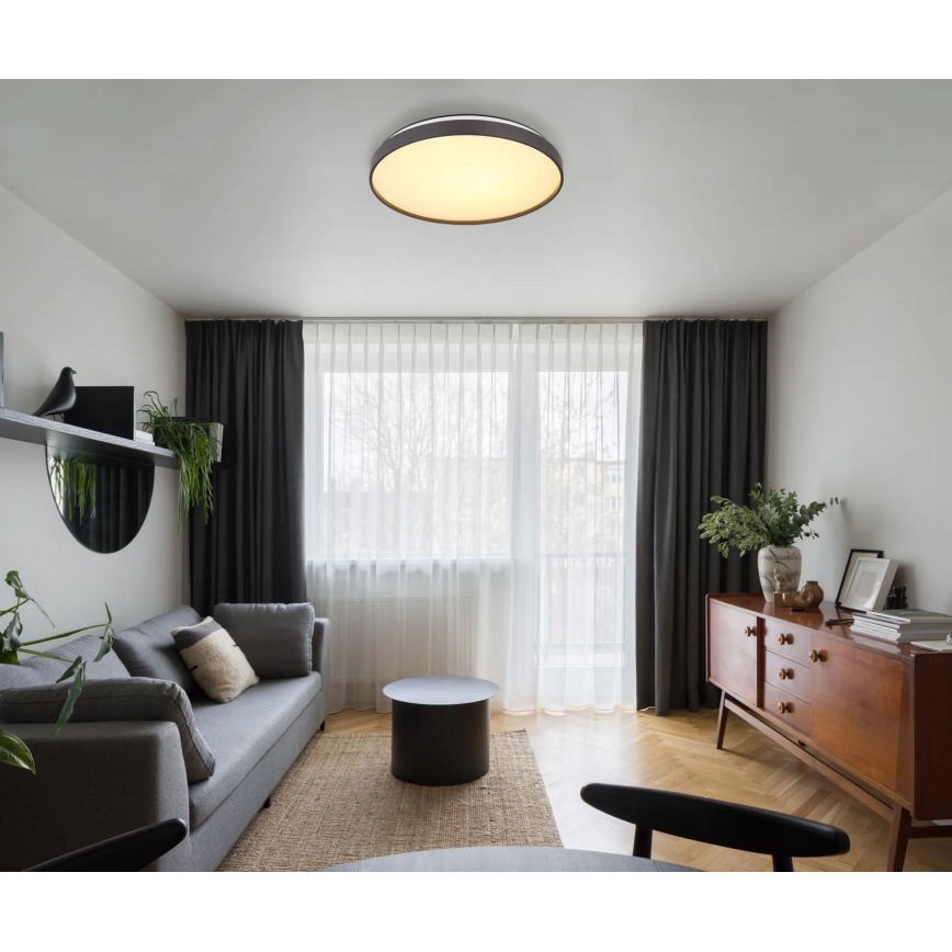 Globo - LED Stropné svietidlo LED/24W/230V pr. 48 cm antracit