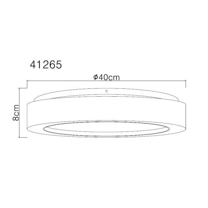 Globo - LED Stropné svietidlo LED/24W/230V pr. 40 cm 3000K biela