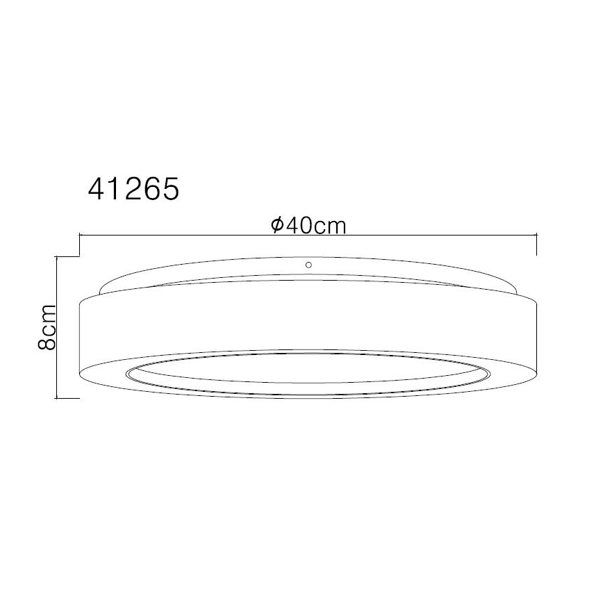 Globo - LED Stropné svietidlo LED/24W/230V pr. 40 cm 3000K biela