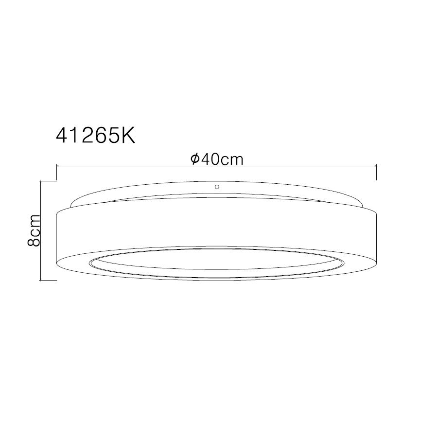 Globo - LED Stropné svietidlo LED/24W/230V pr. 40 cm 4000K biela