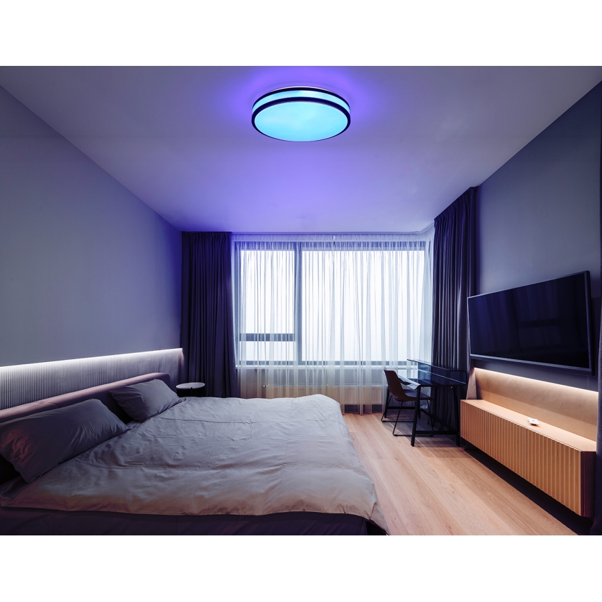 Globo - LED RGBW Stmievateľné stropné svietidlo LED/18W/230V 2700-6000K + diaľkové ovládanie
