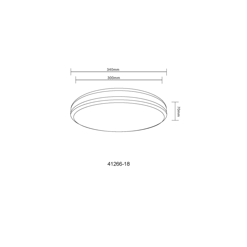 Globo - LED RGBW Stmievateľné stropné svietidlo LED/18W/230V 2700-6000K + diaľkové ovládanie