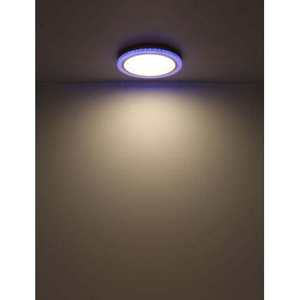 Globo - LED RGBW Stmievateľné stropné svietidlo LED/20W/230V 2700-6500K + diaľkové ovládanie