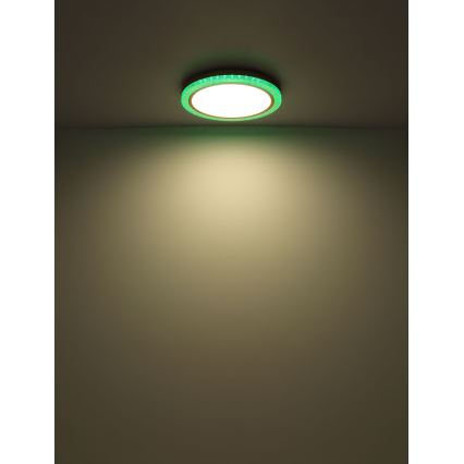 Globo - LED RGBW Stmievateľné stropné svietidlo LED/20W/230V 2700-6500K + diaľkové ovládanie