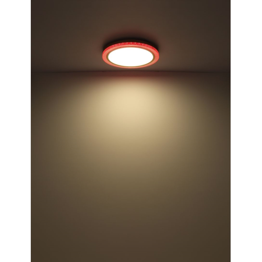 Globo - LED RGBW Stmievateľné stropné svietidlo LED/20W/230V 2700-6500K + diaľkové ovládanie