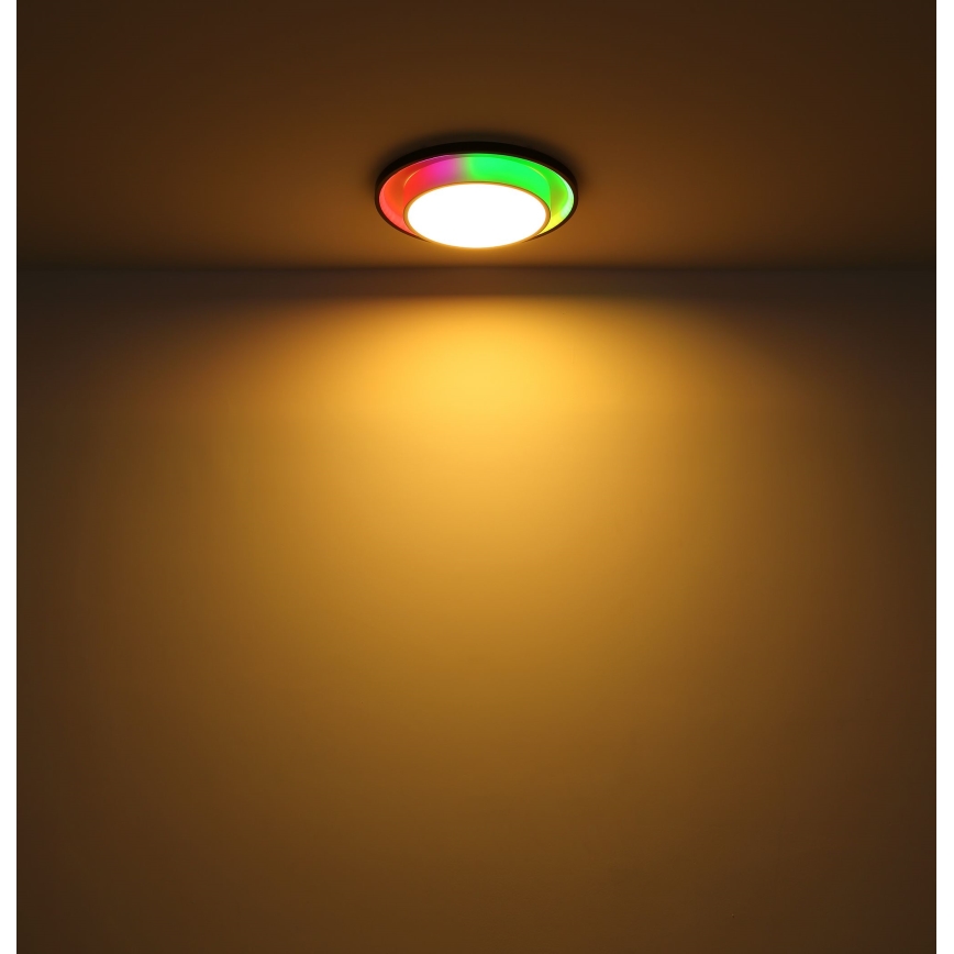 Globo - LED RGBW Stmievateľné stropné svietidlo LED/21W/230V 2700-6500K+ diaľkové ovládanie