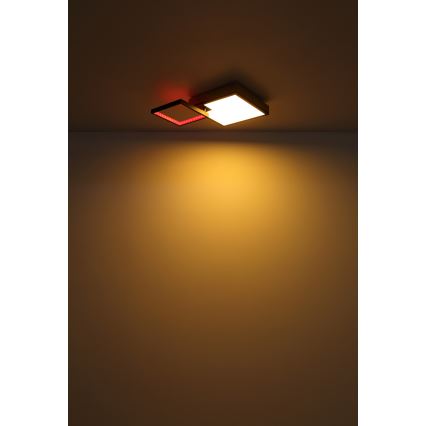 Globo - LED RGBW Stmievateľné svietidlo LED/21W/230V + LED/3W 2700-6500K + diaľkové ovládanie