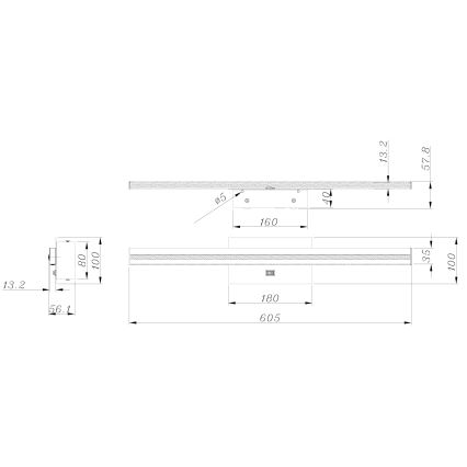 Globo - LED Kúpeľňové nástenné svietidlo LED/18W/230V IP44