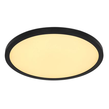 Globo - LED RGB Stmievateľné kúpeľňové stropné svietidlo LED/18W/230V 3000-6000K + diaľkové ovládanie IP44 čierna