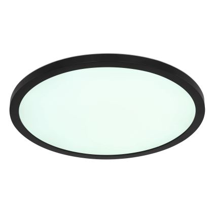 Globo - LED RGB Stmievateľné kúpeľňové stropné svietidlo LED/18W/230V 3000-6000K + diaľkové ovládanie IP44 čierna