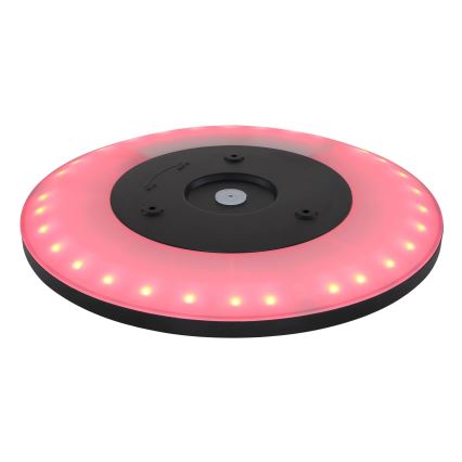 Globo - LED RGB Stmievateľné kúpeľňové stropné svietidlo LED/18W/230V 3000-6000K + diaľkové ovládanie IP44 čierna