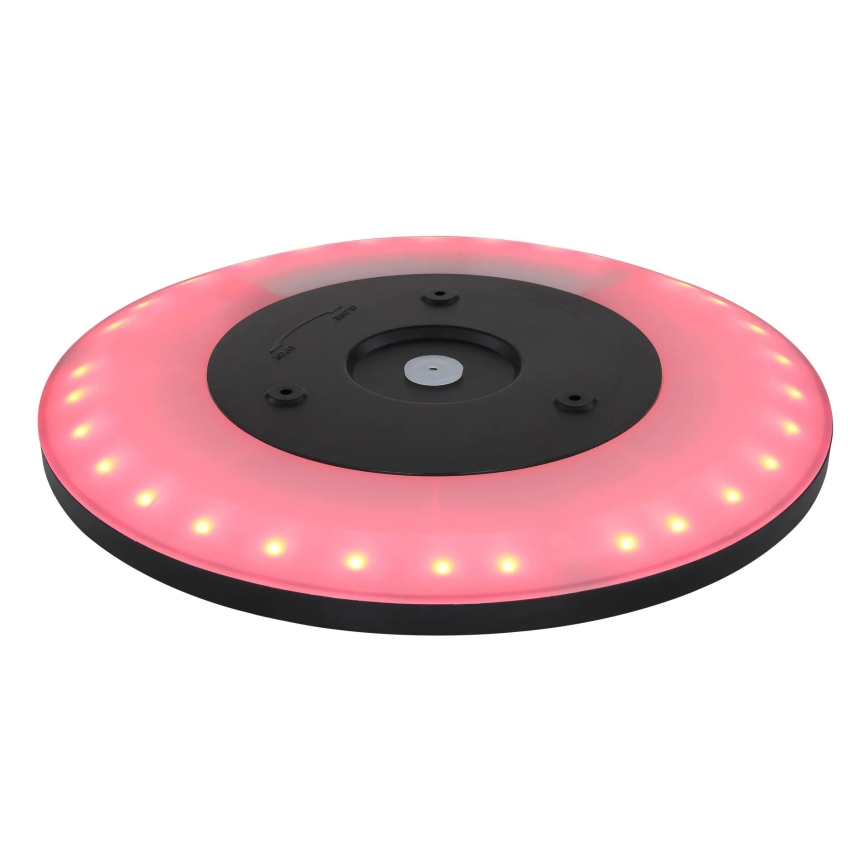 Globo - LED RGB Stmievateľné kúpeľňové stropné svietidlo LED/18W/230V 3000-6000K + diaľkové ovládanie IP44 čierna