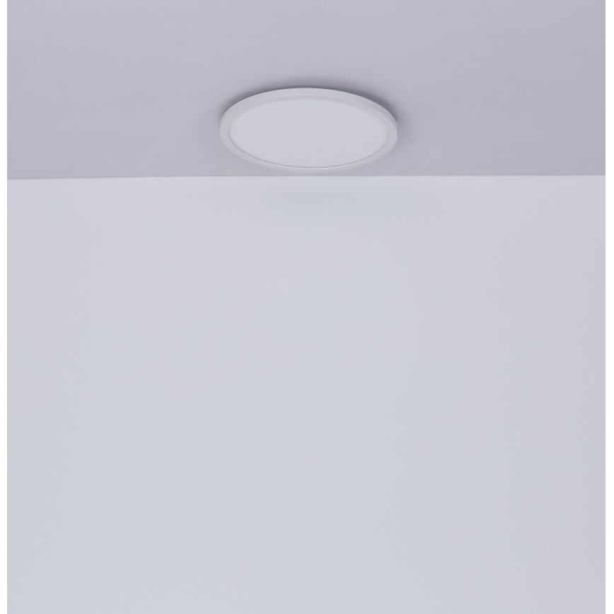 Globo - LED Stmievateľné kúpeľňové stropné svietidlo LED/18W/230V pr. 29,4 cm IP44 biela