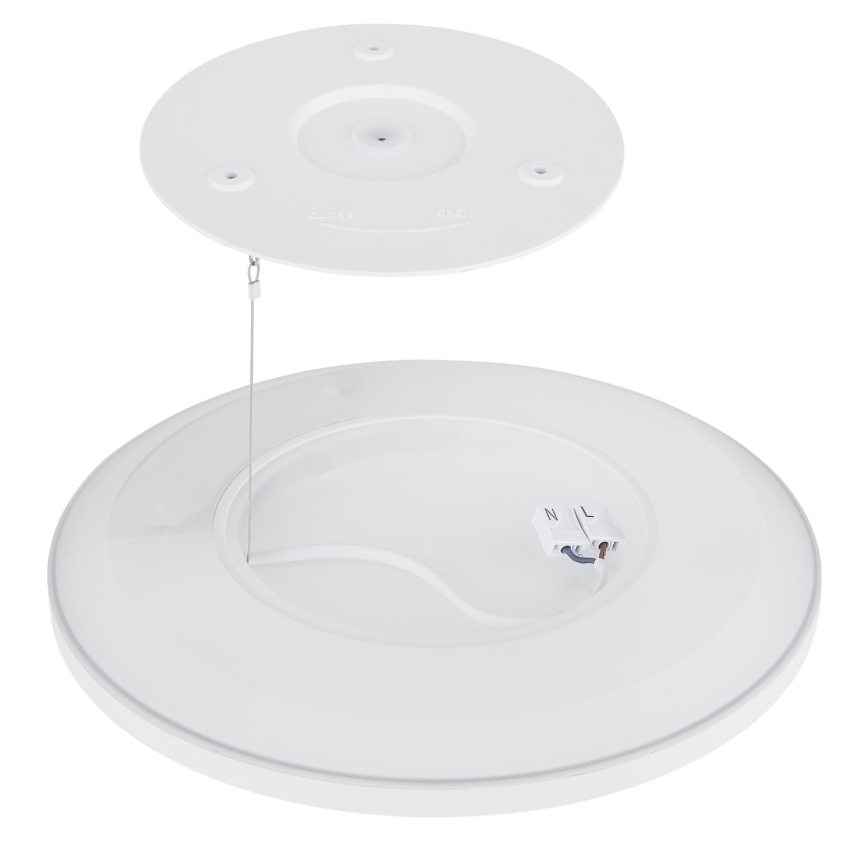 Globo - LED Stmievateľné kúpeľňové stropné svietidlo LED/18W/230V pr. 29,4 cm IP44 biela