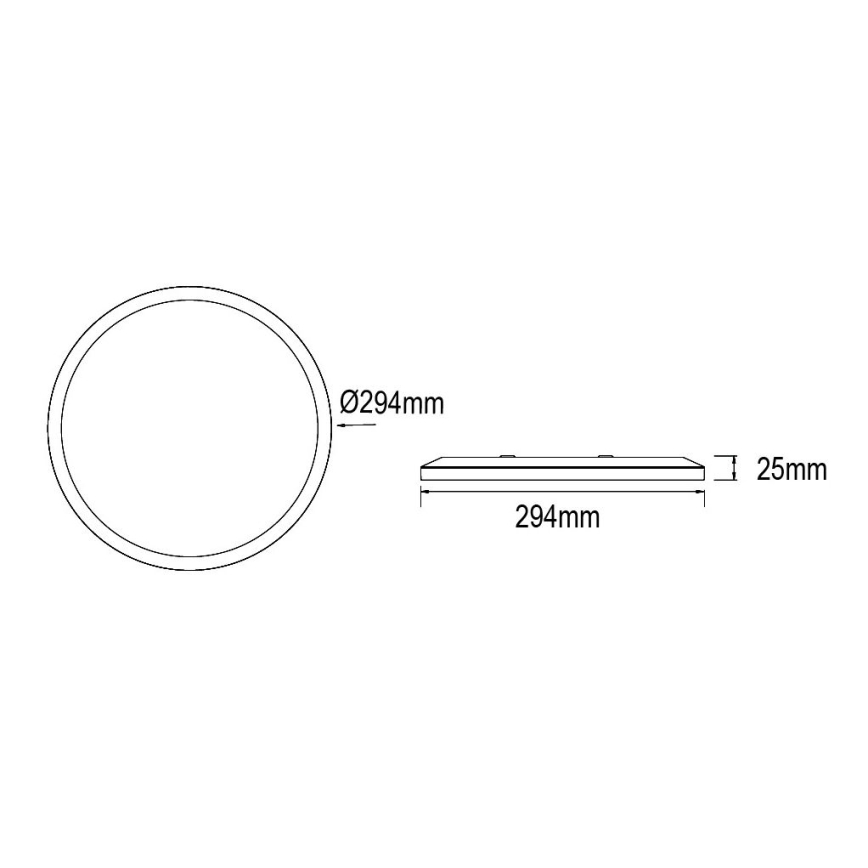 Globo - LED Stmievateľné kúpeľňové stropné svietidlo LED/18W/230V pr. 29,4 cm IP44 biela
