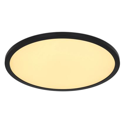 Globo - LED RGB Stmievateľné kúpeľňové stropné svietidlo LED/21W/230V 3000-6000K + diaľkové ovládanie IP44 čierna