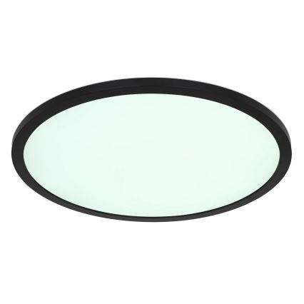 Globo - LED RGB Stmievateľné kúpeľňové stropné svietidlo LED/21W/230V 3000-6000K + diaľkové ovládanie IP44 čierna