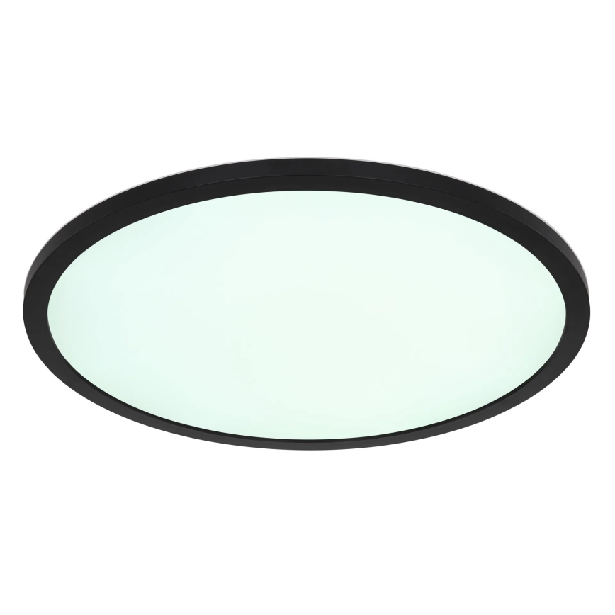 Globo - LED RGB Stmievateľné kúpeľňové stropné svietidlo LED/21W/230V 3000-6000K + diaľkové ovládanie IP44 čierna