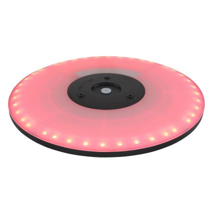 Globo - LED RGB Stmievateľné kúpeľňové stropné svietidlo LED/21W/230V 3000-6000K + diaľkové ovládanie IP44 čierna