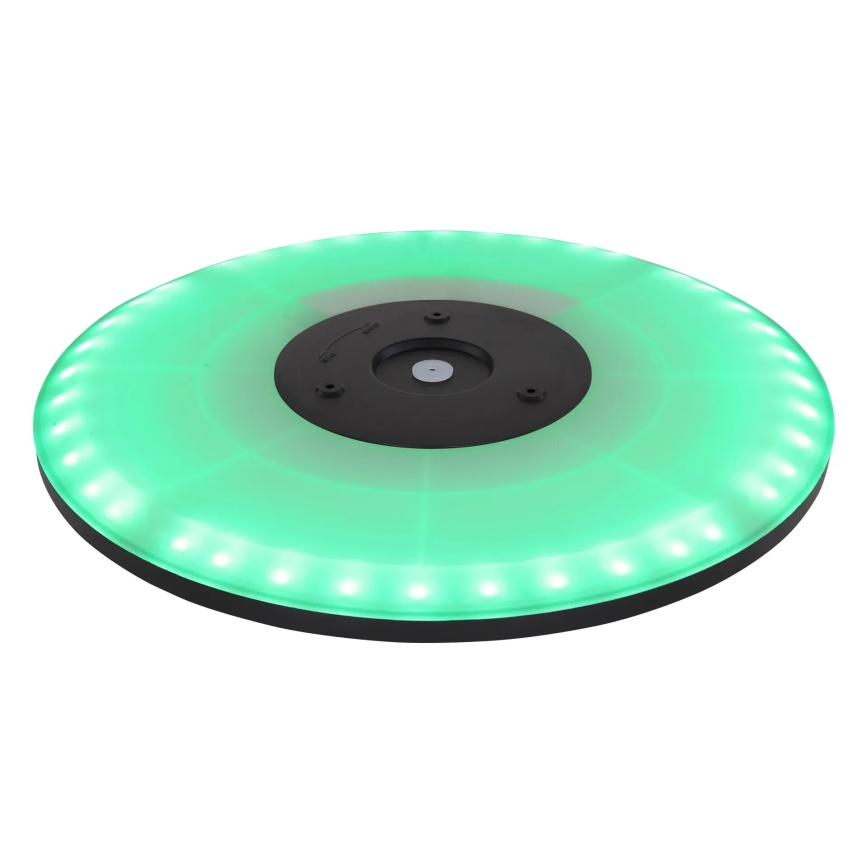 Globo - LED RGB Stmievateľné kúpeľňové stropné svietidlo LED/21W/230V 3000-6000K + diaľkové ovládanie IP44 čierna