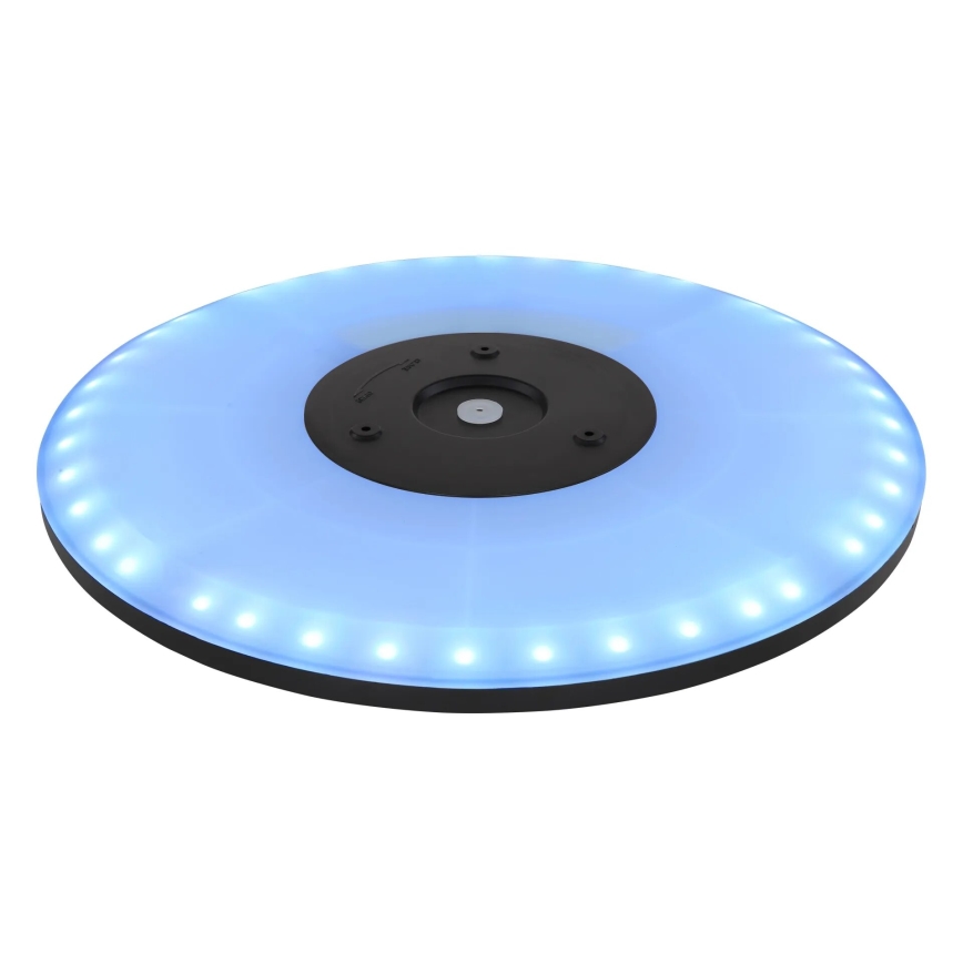 Globo - LED RGB Stmievateľné kúpeľňové stropné svietidlo LED/21W/230V 3000-6000K + diaľkové ovládanie IP44 čierna
