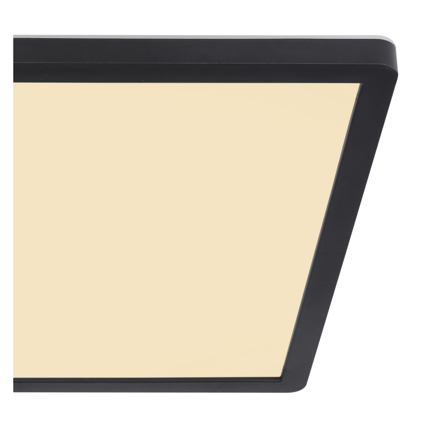 Globo - LED Stmievateľné kúpeľňové stropné svietidlo LED/18W/230V 29,4x29,4 cm IP44 čierna
