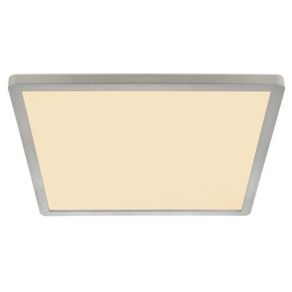 Globo - LED Stmievateľné kúpeľňové stropné svietidlo LED/18W/230V 29,4x29,4 cm IP44 matný chróm