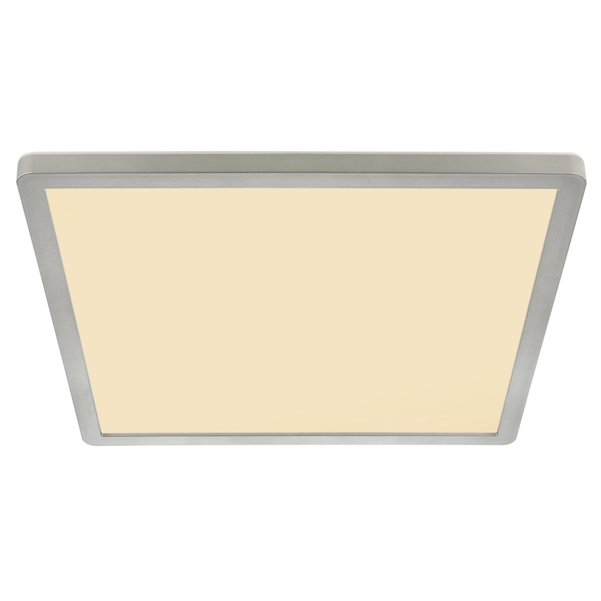 Globo - LED Stmievateľné kúpeľňové stropné svietidlo LED/18W/230V 29,4x29,4 cm IP44 matný chróm