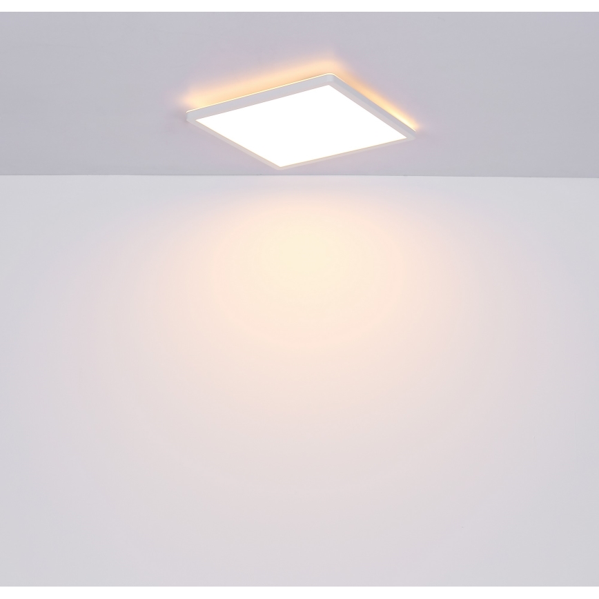 Globo - LED Stmievateľné kúpeľňové stropné svietidlo LED/18W/230V 29,4x29,4 cm IP44 biela