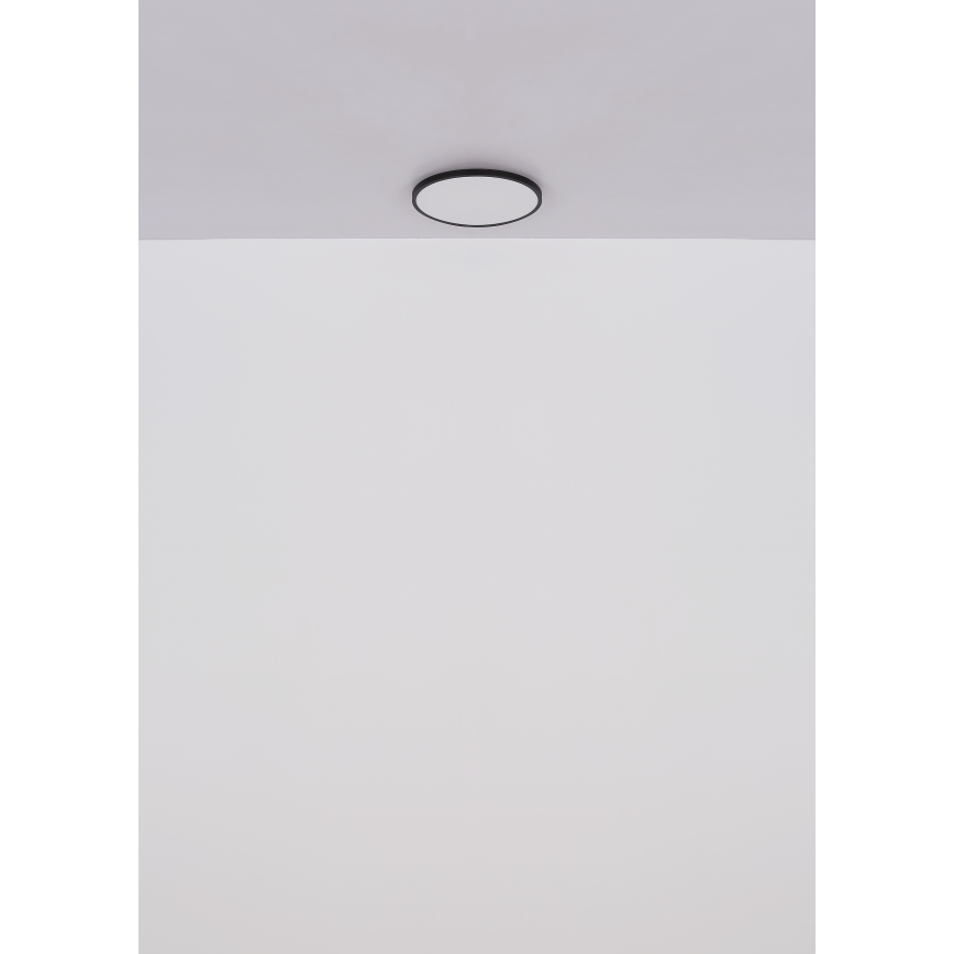 Globo - LED Stropné svietidlo LED/15W/230V 4000K pr. 23 cm čierna