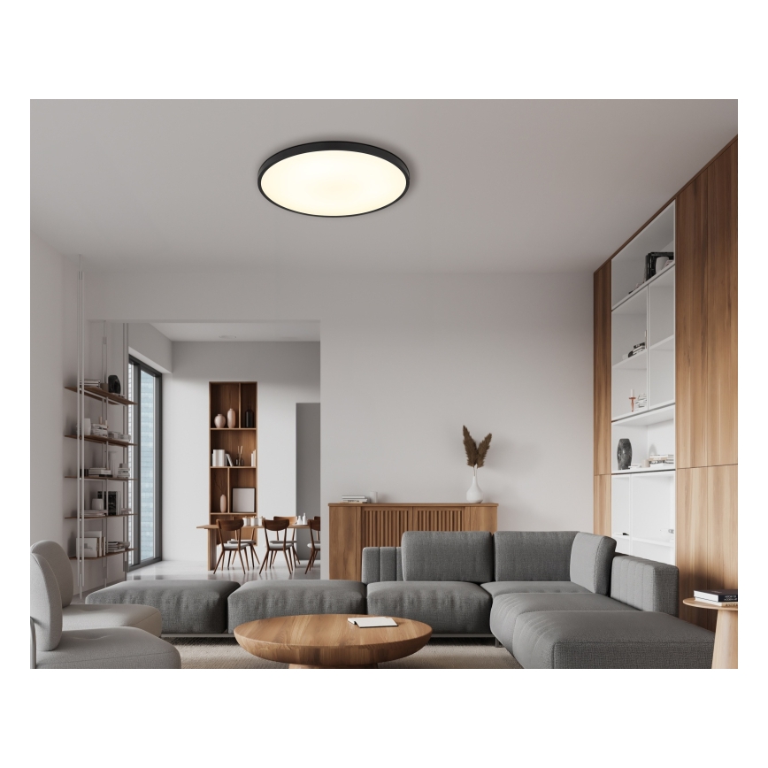 Globo - LED Stropné svietidlo LED/32W/230V 4000K pr. 40 cm čierna