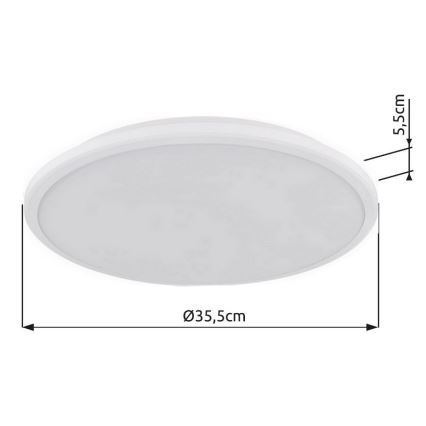 Globo - LED Stropné svietidlo LED/18W/230V 3000K pr. 35 cm biela