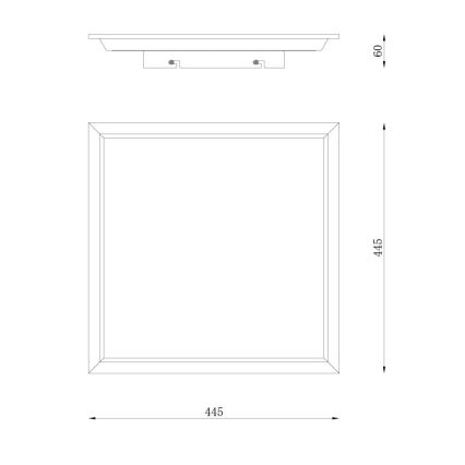 Globo - LED Stropné svietidlo LED/24W/230V