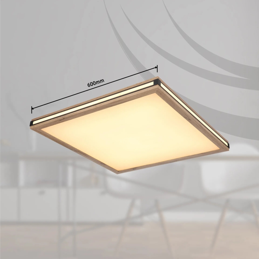 Globo - LED Stmievateľné stropné svietidlo LED/36W/230V 3000K 60x60 cm