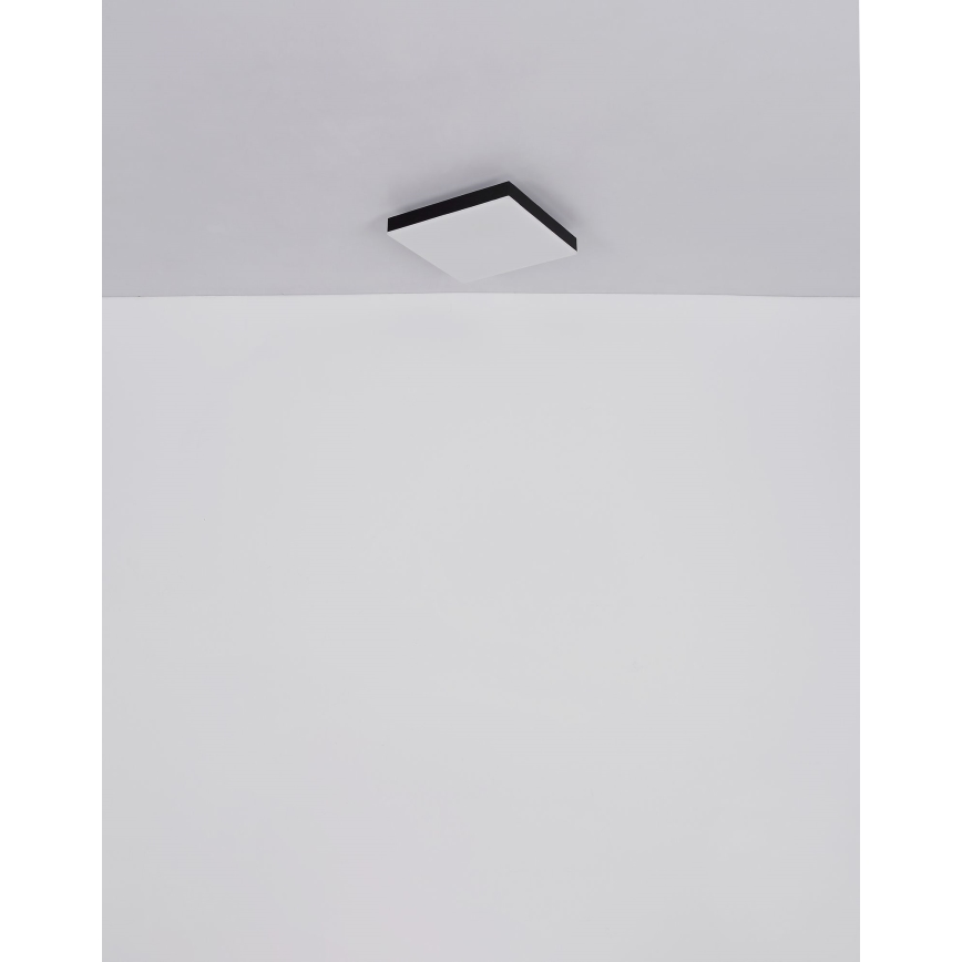 Globo - LED Stropné svietidlo LED/18W/230V 30x30 cm čierna