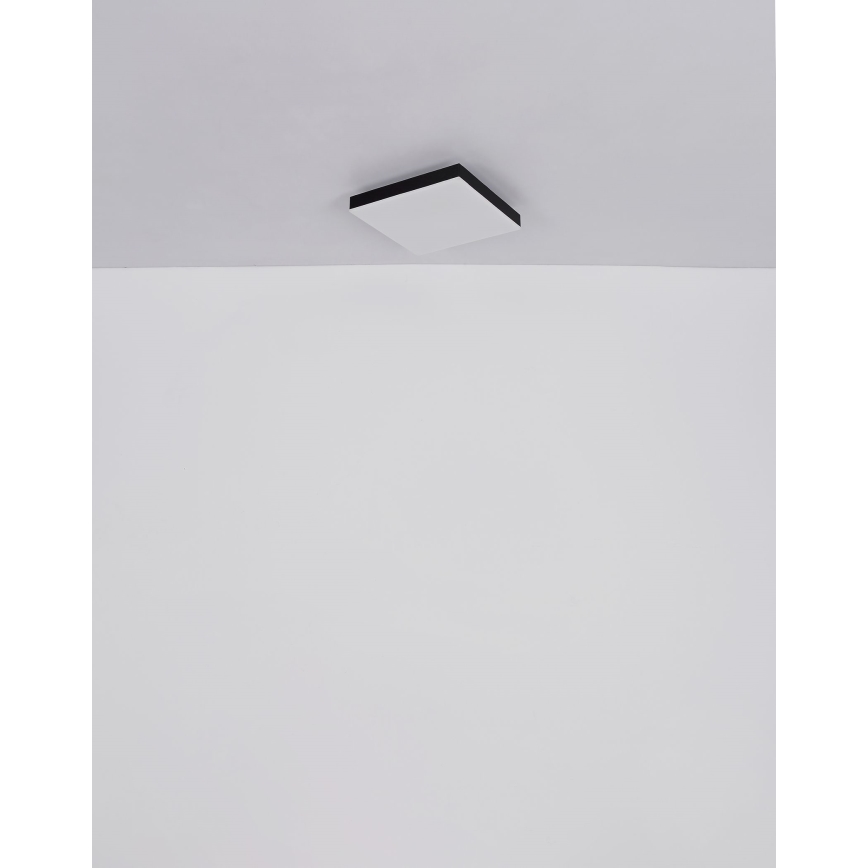 Globo - LED Stmievateľné stropné svietidlo LED/24W/230V 2700-6500K čierna + diaľkové ovládanie
