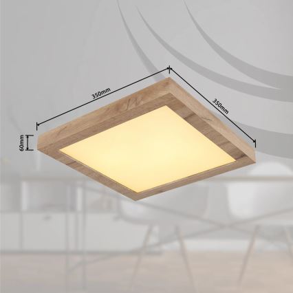 Globo - LED Stropné svietidlo LED/16W/230V hnedá