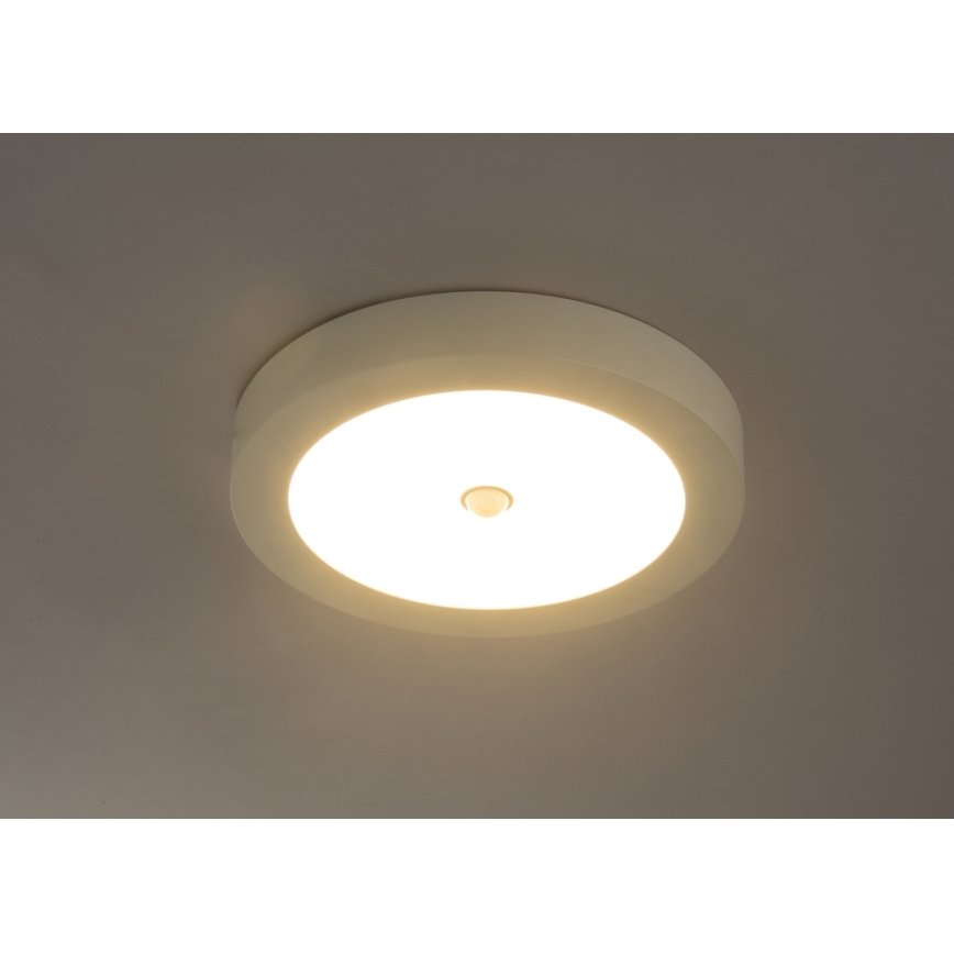 Globo - LED Vonkajšie stropné svietidlo so senzorom 1xLED/18W/230V IP44