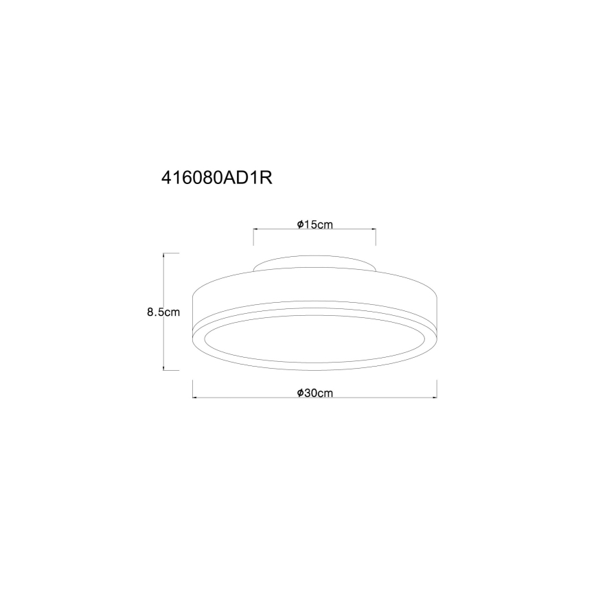 Globo - LED Stropné svietidlo LED/12W/230V 3000K pr. 30 cm