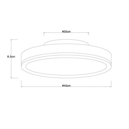 Globo - LED Stropné svietidlo LED/24W/230V 3000K pr. 45 cm