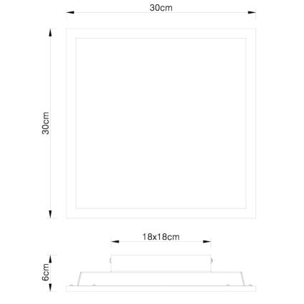 Globo - LED Stropné svietidlo LED/12W/230V