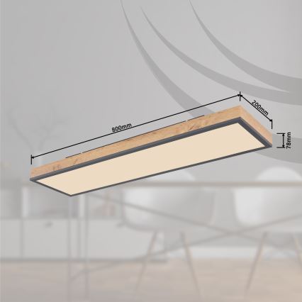 Globo - LED Stmievateľné stropné svietidlo LED/24W/230V 2700-6500K + diaľkové ovládanie
