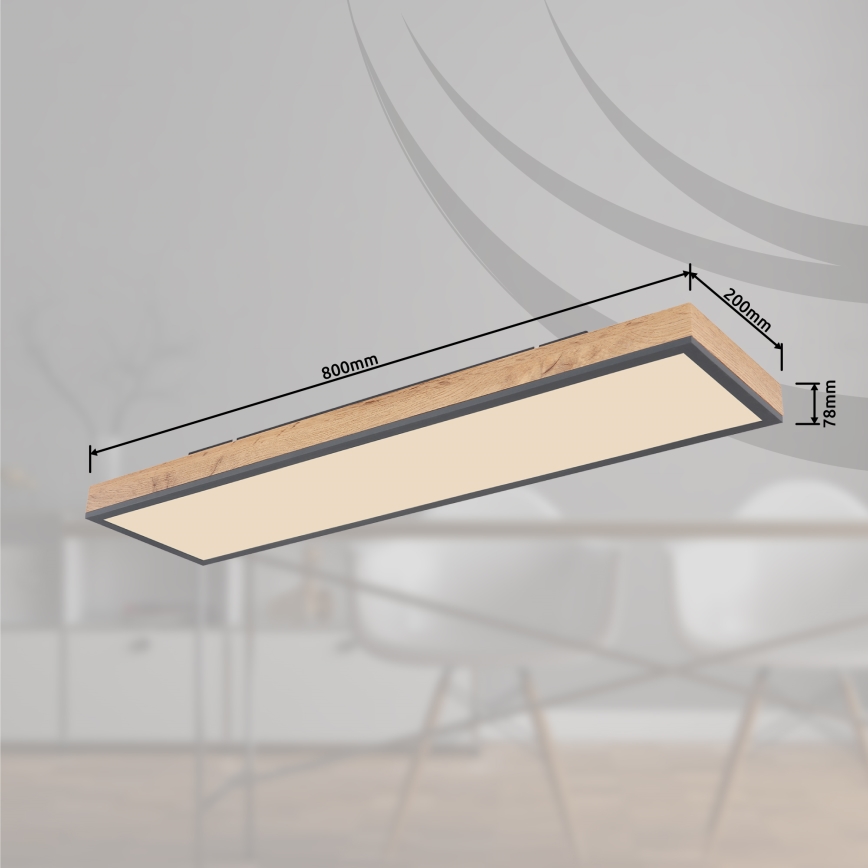 Globo - LED Stmievateľné stropné svietidlo LED/24W/230V 2700-6500K + diaľkové ovládanie