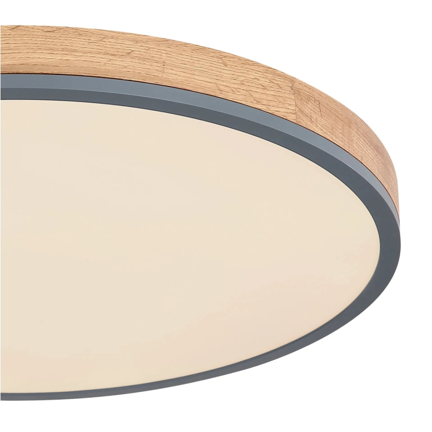 Globo - LED Stmievateľné stropné svietidlo LED/40W/230V 2700-6500K pr. 60 cm + diaľkové ovládanie hnedá/šedá